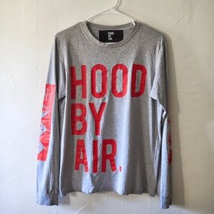 Rare Hood By Air Long Sleeve Graphic Tee